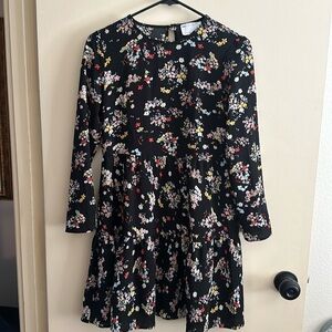 Long sleeve floral dress